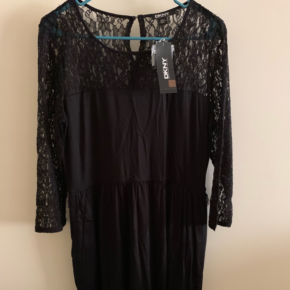 DKNY Black Dress Size Large